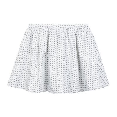 French connection Girls' white V print skirt